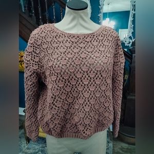 NWOT Jessica Simpson crop sweater. M